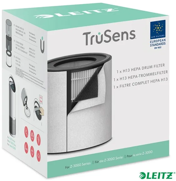 Leitz Ersättnings 3-i-1 H13 HEPA-filter till TruSens Z-3000 stor luftrenare